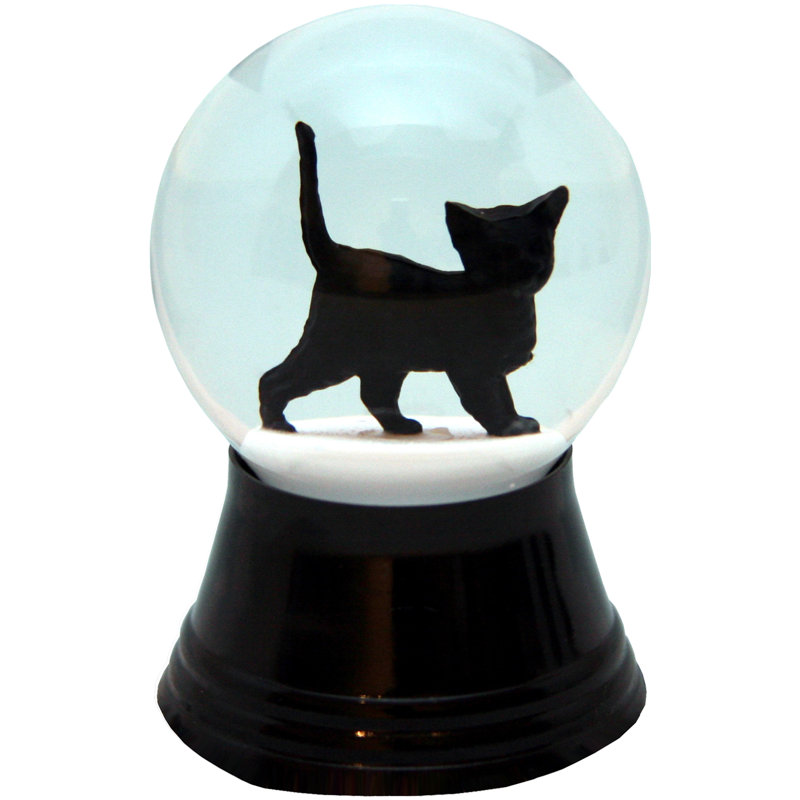 The Holiday Aisle® Perzy Cat Snow Globe Wayfair
